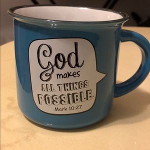 God makes all things possible coffee mug
